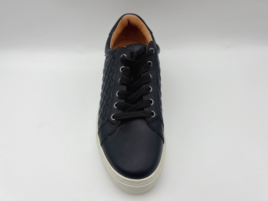 সাদা অ স্লিপ রাবার Outsole সঙ্গে অবসর মহিলাদের ফ্ল্যাট চামড়া জুতা