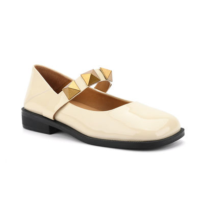 নন স্লিপ মহিলাদের ফ্ল্যাট লেদার জুতা, লেডিস বিউটিফুল উইমেন মেরি জেন ​​জুতা৷