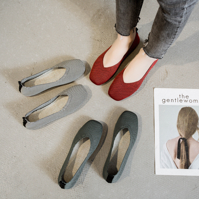 Wholesale Breathable Fashion Low Heel Loafers Women Elegant Flat Dress Shoes For Ladies