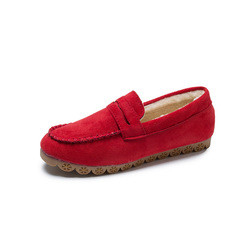 2022 Autumn Plus Velvet Peas Shoes Flat Soft Bottom Tendon Cotton Shoes Women Lazy Grandma Shoes